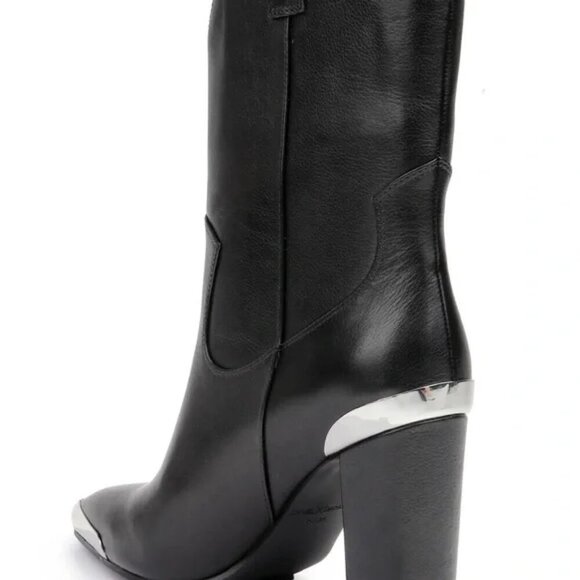 Daniel x Diamond Black Stagecoach Heeled Boot. Sz: 6.5 - Picture 3 of 11